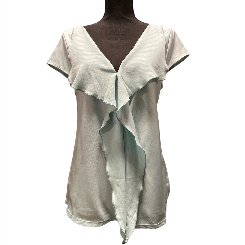 Medium Light Robin Egg Blue Meadow Rue Top from Anthropologie